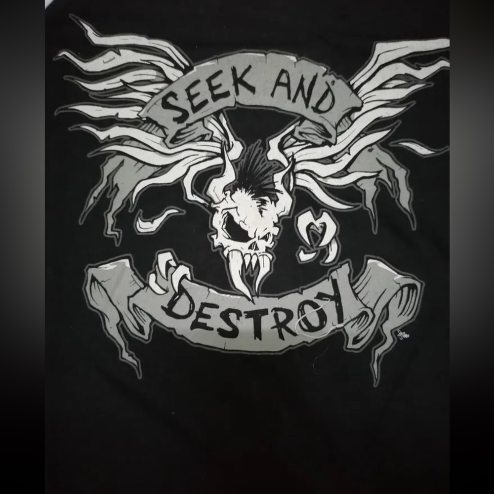 Metallica Seek And Destroy 2009 Tour T-Shirt